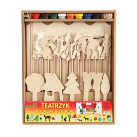 Teatrzyk - zabawka z drewna